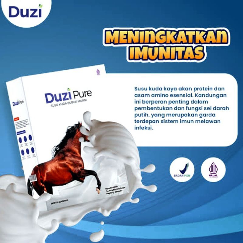 

[PROMO] Duzi Pure Susu Bubuk Kuda Liar Murni Asli Dapat Mengatasi Asam Urat