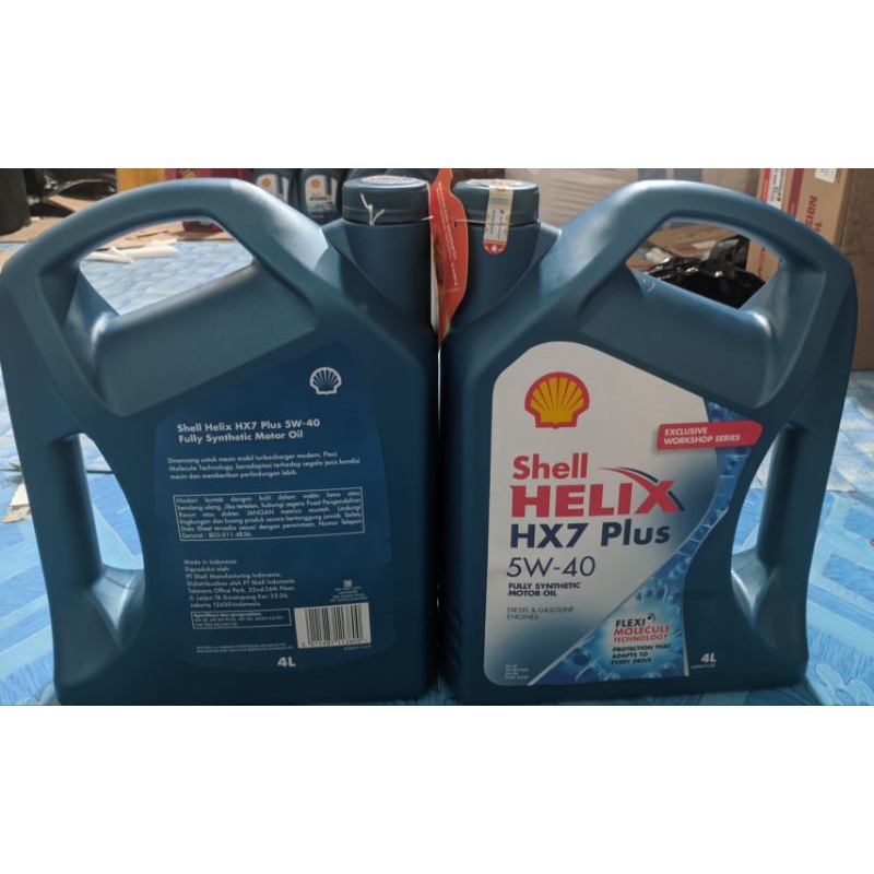OLI MESIN SHELL HELIX HX7 plus 5w-40 4ltr