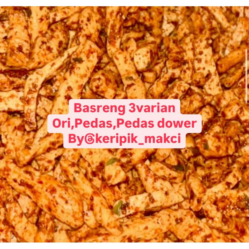 Basreng bumbu basah Pedas Daun Jeruk