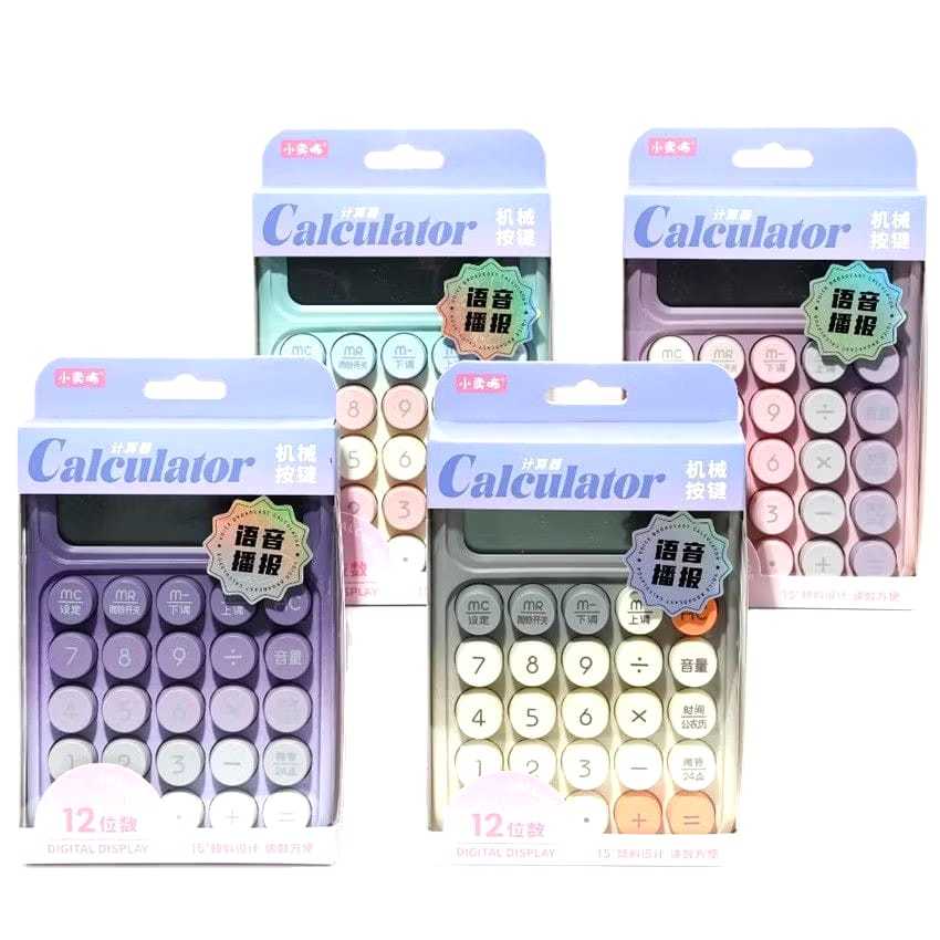 

Kalkulator Keyboard 12 Digit Warna Gradiasi Kalkulator Warna Cute