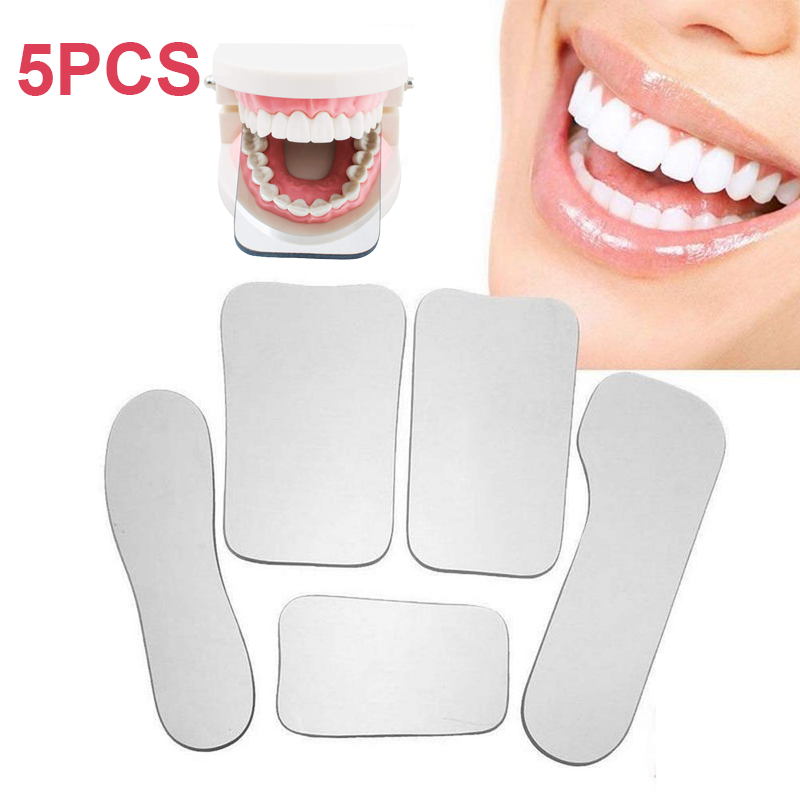 5Pcs/set Professional Dental Cermin Oklusal Occlusal Mirror Intraoral Intra Oral Doubleside reflekto
