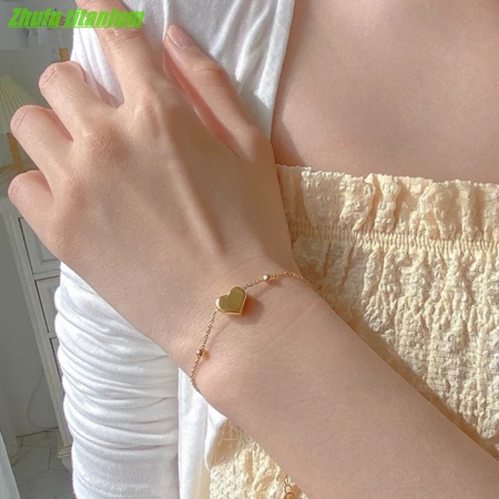 Gelang Kaki dan Tangan Wanita Dewasa Titanium Anti Karat dan Luntur / Gelang Titanium Anti Karat / G