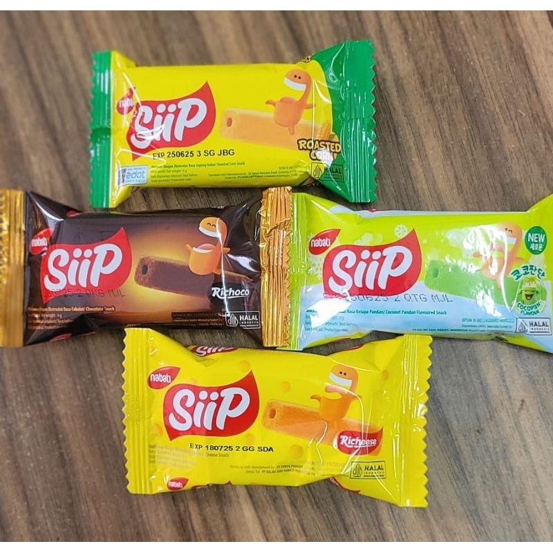 

Nabati Siip keju coklat cocopandan jagung 4gr