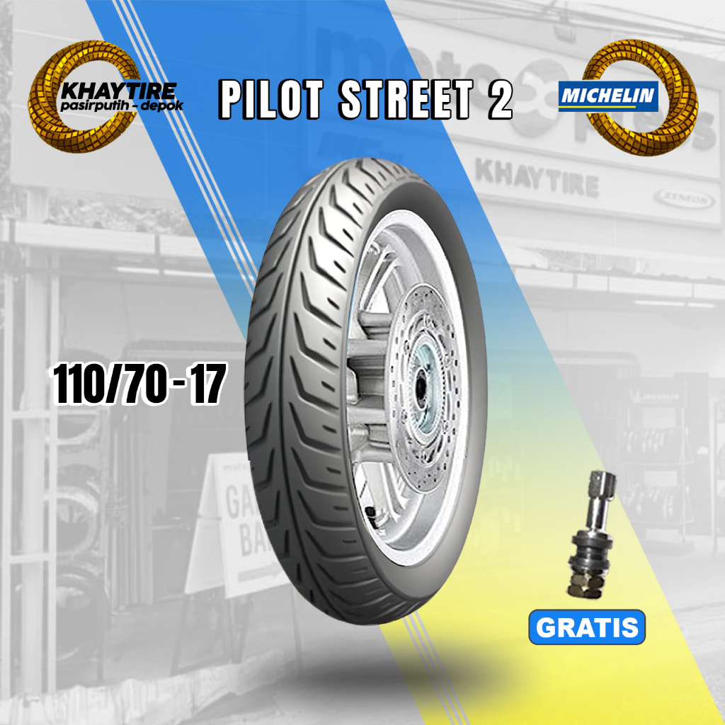 Ban Motor Sport MICHELIN PILOT STREET 2 110/70-17 Tubeless