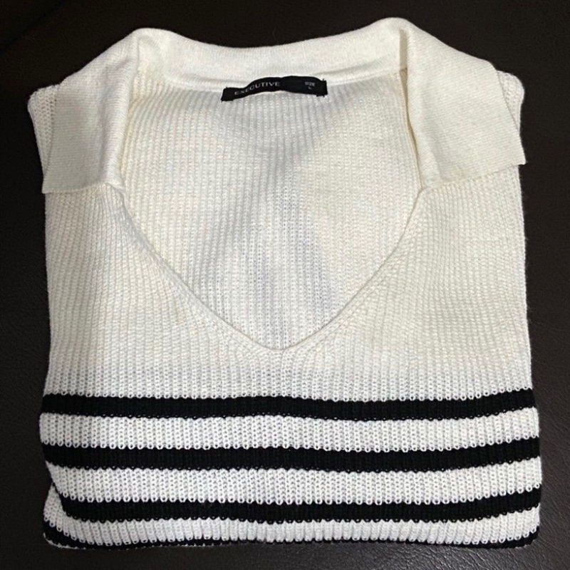 (new) the executive knit striped