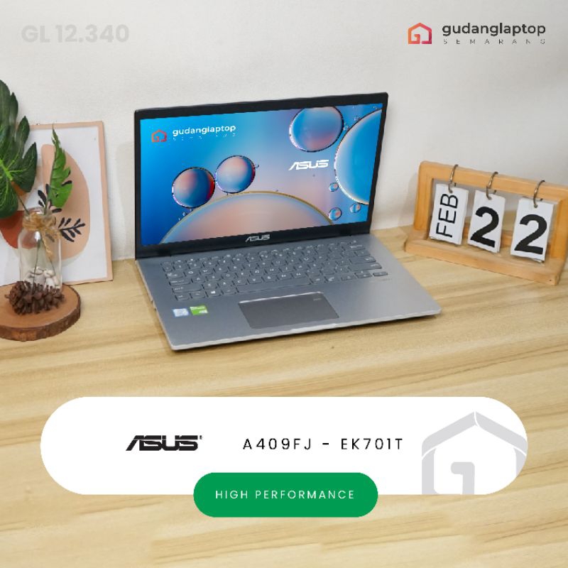 ASUS A409FJ - EK701T Intel Core i7-8565U 4/256 Nvidia Geforce MX230, 14 inch FHD Bezeless, Fingerpri