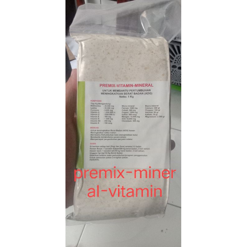 premix vitamin ternak