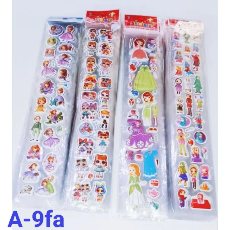 

ISI 20 PCS STICKER TIMBUL PANJANG