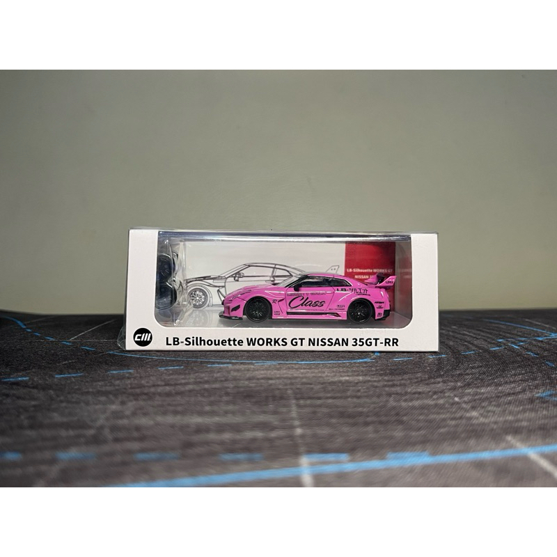 cm model nissan gtr r35 lbwk pink