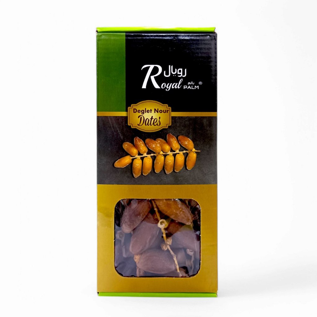 

Kurma Tunisia Tangkai Royal Palm 500g - Kurma Tunis Royal Palm adalah kurma jenis tunisia, bentuknya lonjong besar, dagingnya lembut, berisi, segar masih dengan tangkainya, dan manis.