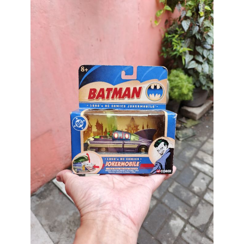 Diecast Corgi Jokermobile DC Comic Batman 1/43 Rare Vintage