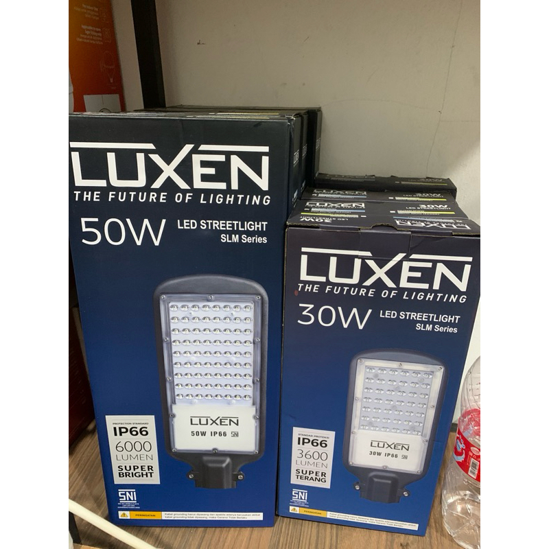 lampu luxen PJU LED STREETLIGHT SLM Series 30watt,50watt,100watt