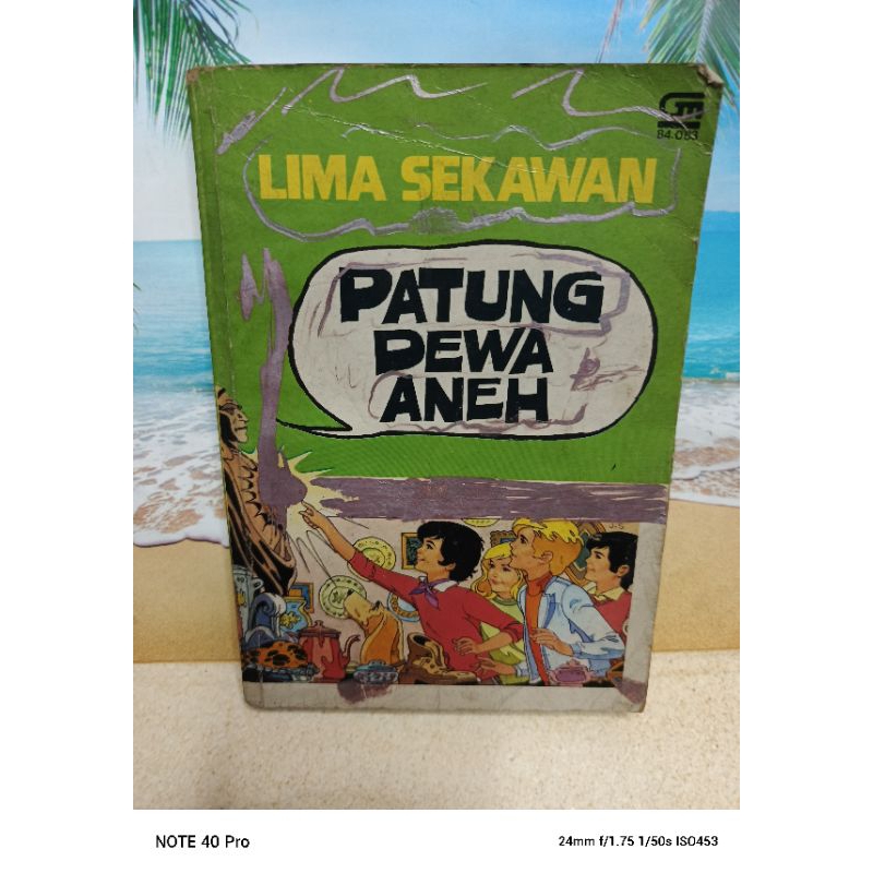 Novel Lima Sekawan Patung Dewa Aneh Original Preloved