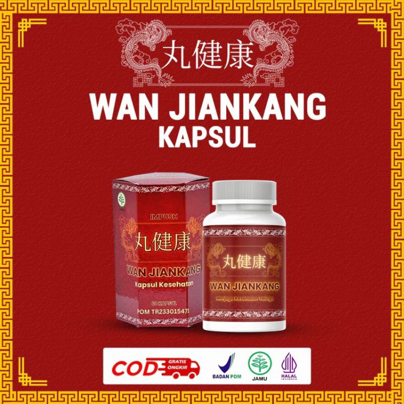 Wan Jiankang Kapsul Asli Mengobati Sakit Pada Telinga Budeg Bernanah Paling Ampuh