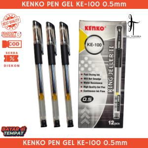 

1 Pack PulPen Gel Kenko KE-100 King Jeller II Bolpen Kenko