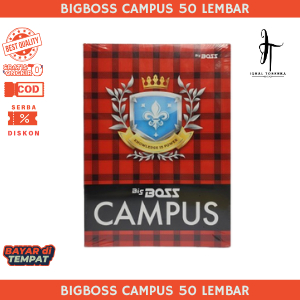 

Buku Tulis Big Boss 50 Lembar Pak isi 10 Buku