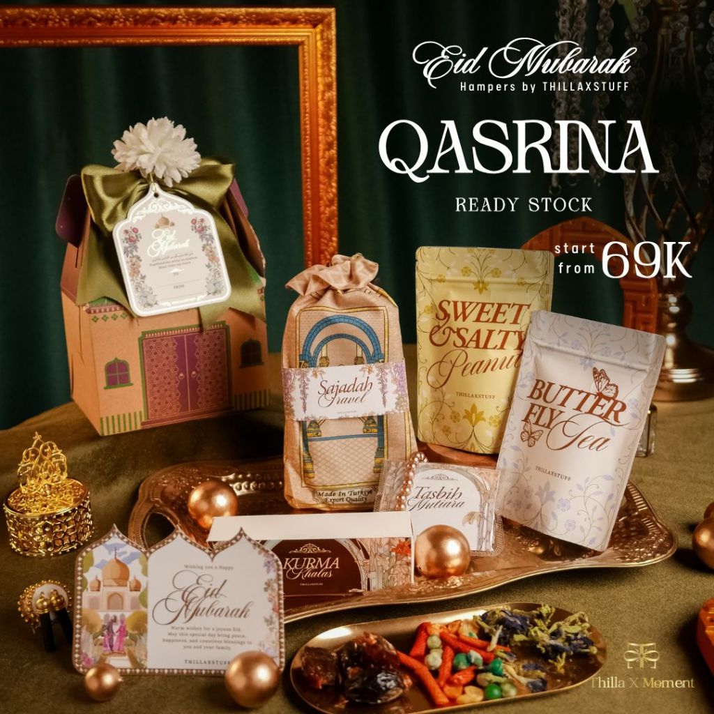 

QASRINA - Hampers Eid Mubarak 2025 by THILLAXSTUFF | Lebaran Hari Raya Idul Fitri Gift Kado Hadiah