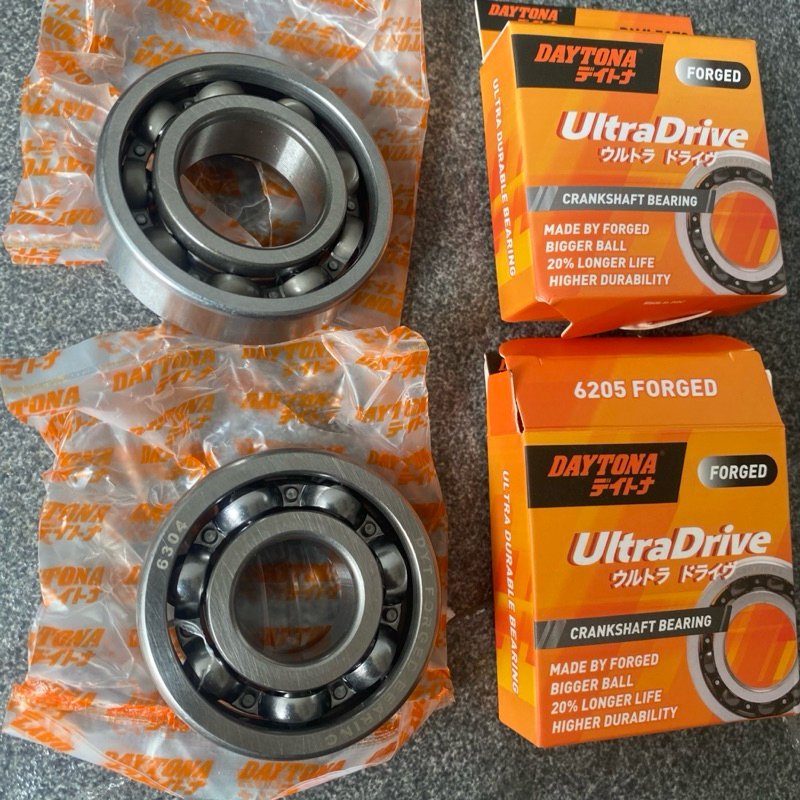 BEARING KRUK AS DAYTONA FORGED C3 LAHER KRUG AS 6205 FIZ R FORCE ONE F1Z FIS SATU SET 2PC KANAN KIRI
