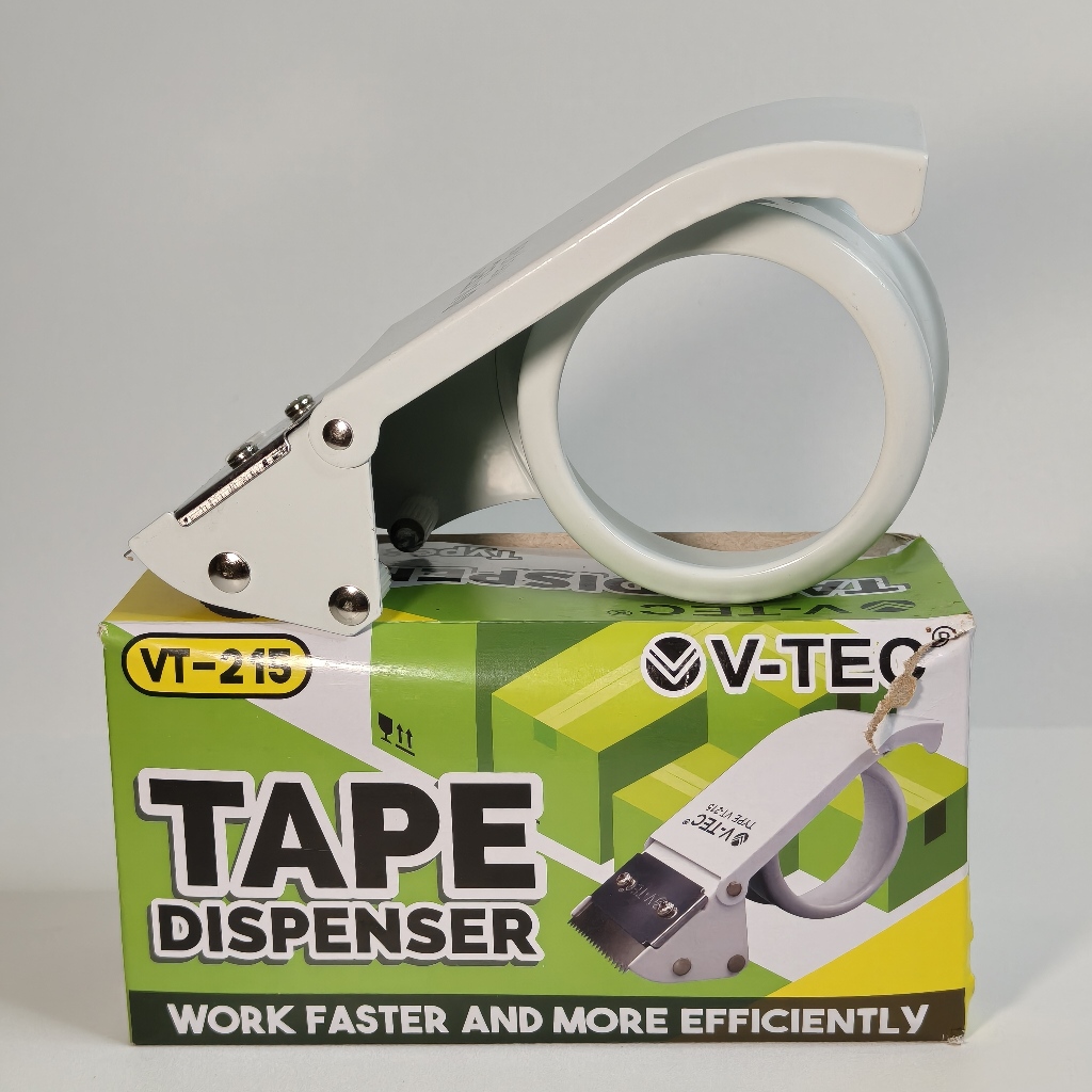 

VTEC TAPE DISPENSER VT-215 PEMOTONG LAKBAN ALAT CUTTER LAKBAN BESI