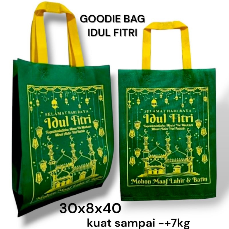 

[SATUAN] GOODIE BAG LEBARAN IDUL FITRI 30X40X8 SABLON 1 SISI