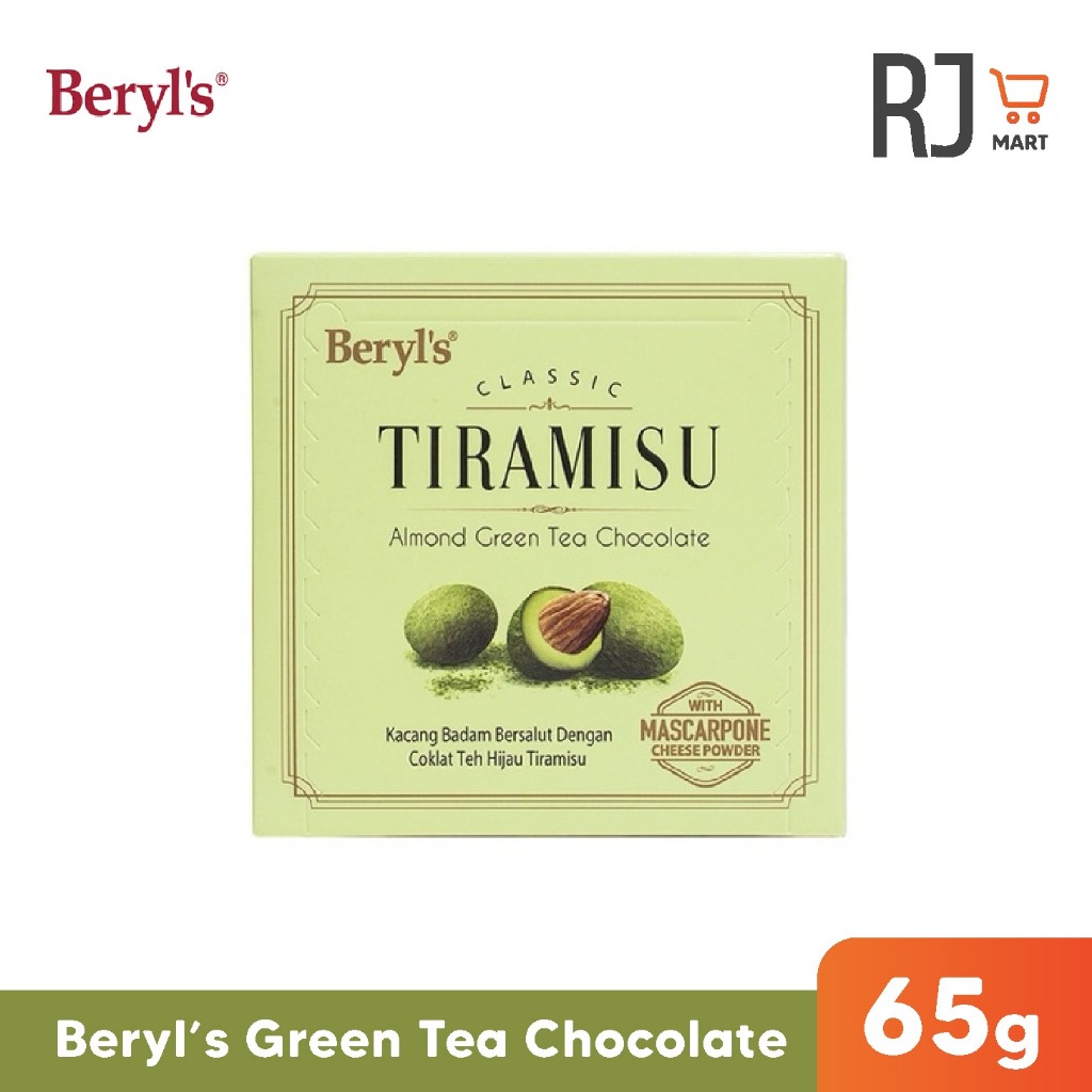 

Beryl's | Classic Tiramisu Almond Green Tea Chocolate 65g (Malaysia)