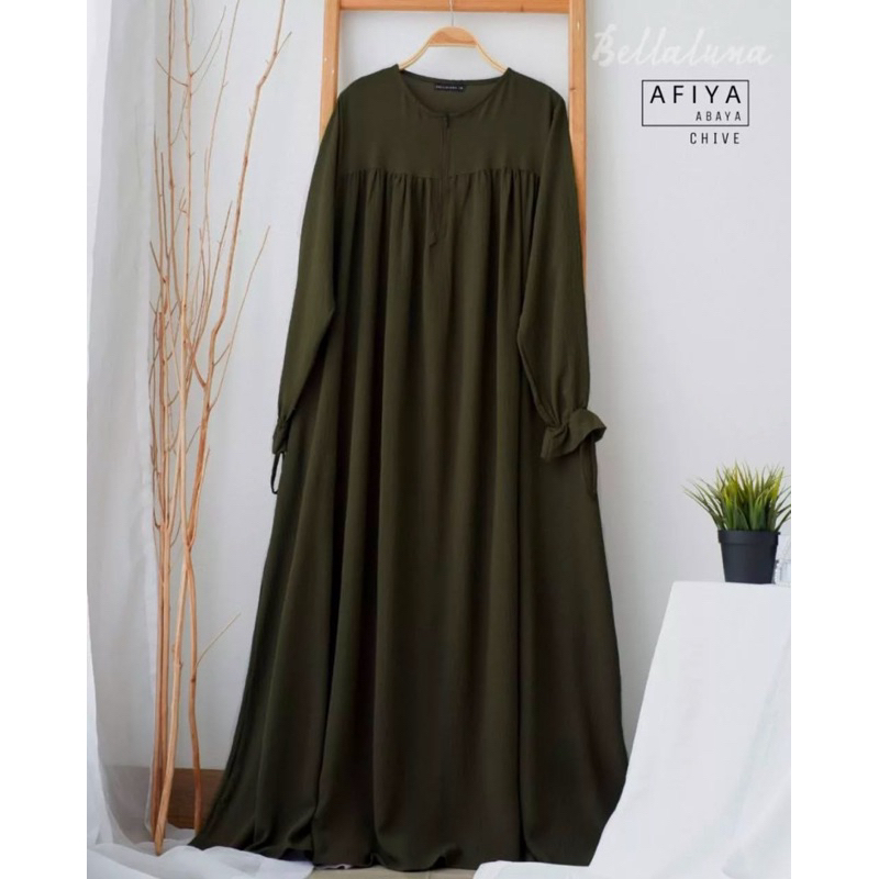 AFIYA ABAYA CHIVE BY BELLALUNA.ID BELLALUNA