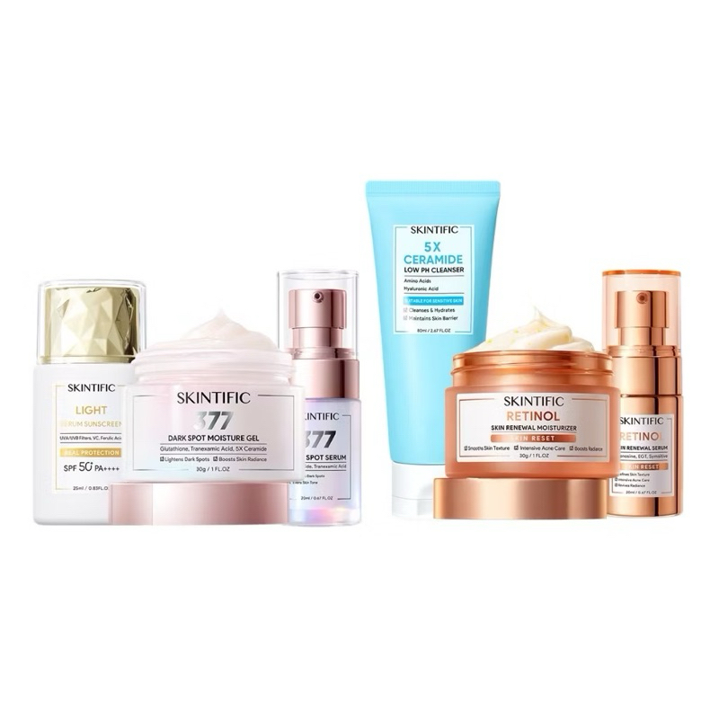 SKINTIFIC 6 PCS SET SKINCARE