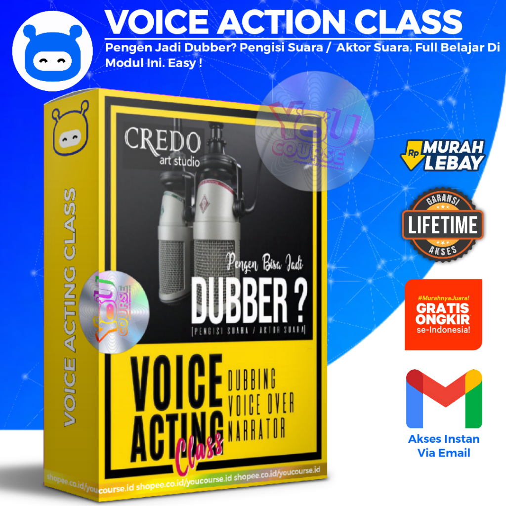 VOICE ACTION CLASS - Full Belajar Jadi Dubber Pengisi Suara Aktor Suara Youcourse