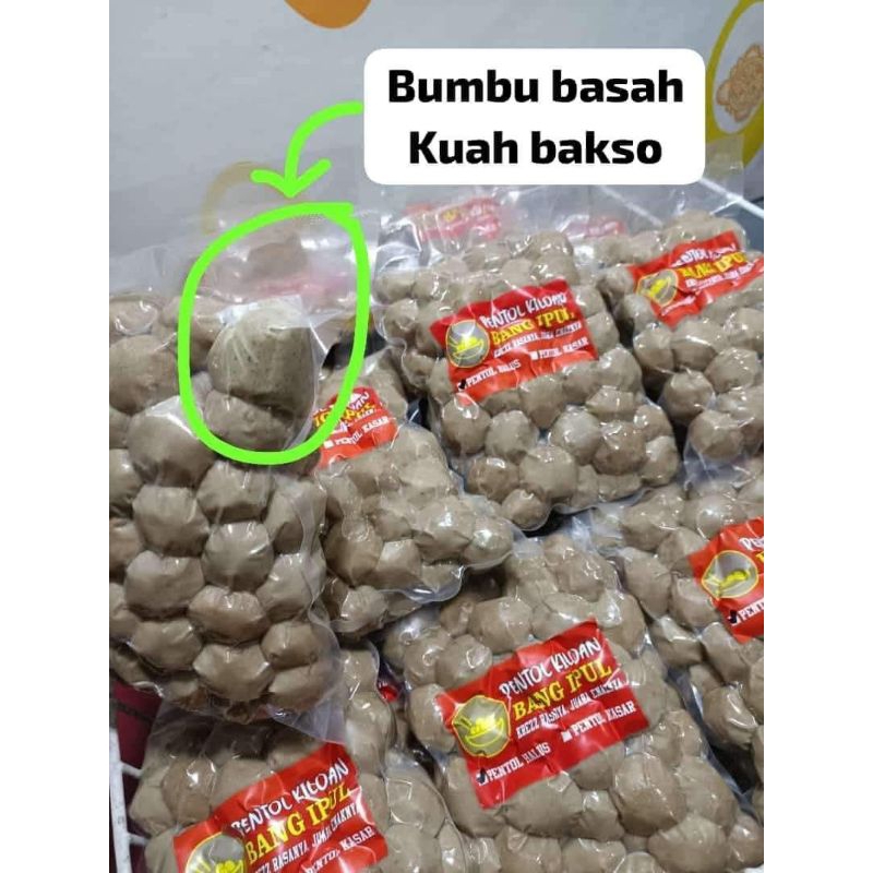 

PENTOL HALUS SUDAH INCLUDE BUMBU BASAH KEMASAN SETENGAH KILO
