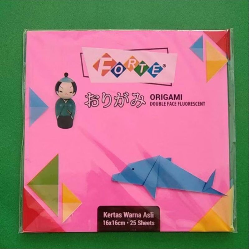

Kertas Lipat Warna Origami Forte 18×18, 16×16 , 14×14 Isi 25