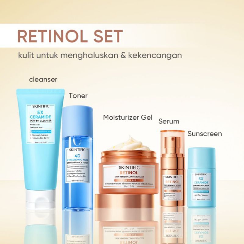 Paket Skintific Retinol set