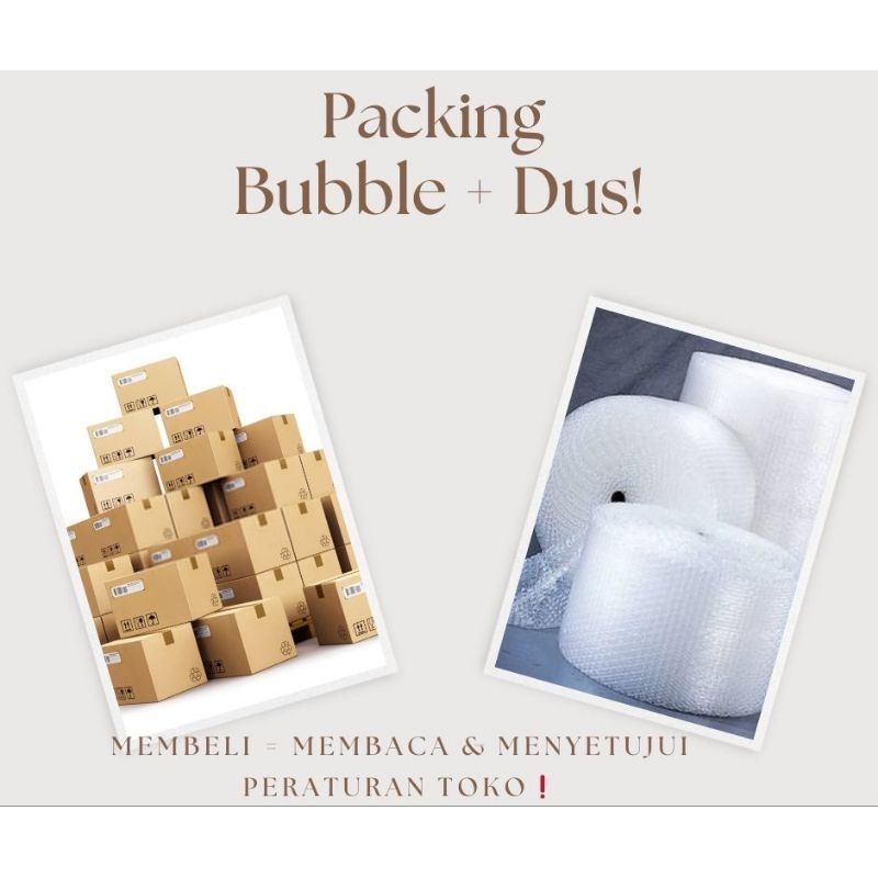 

Bubble wrap + Dus