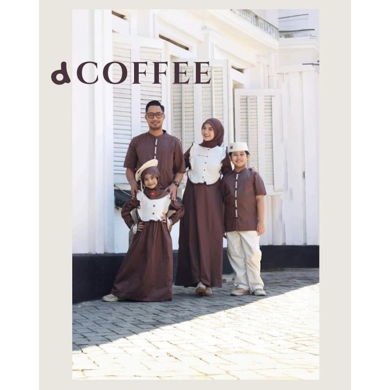 Dannis d'Coffee Raya Family Set Baju Muslim Lebaran Couple Keluarga