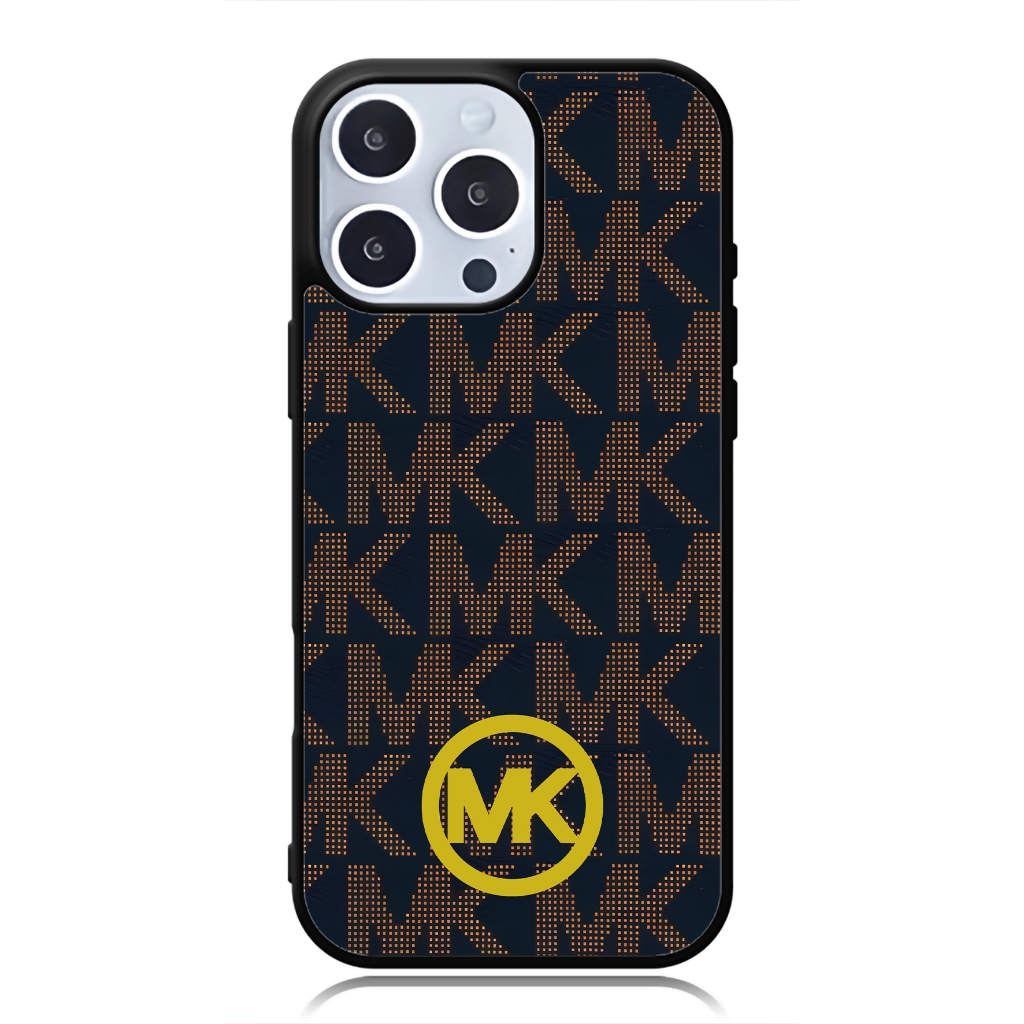Case iPhone 17 16 15 14 13 12 11 X 8 7 6 5 Xs XR Mini Plus Pro Max TPU Rubber MK Michael Kors