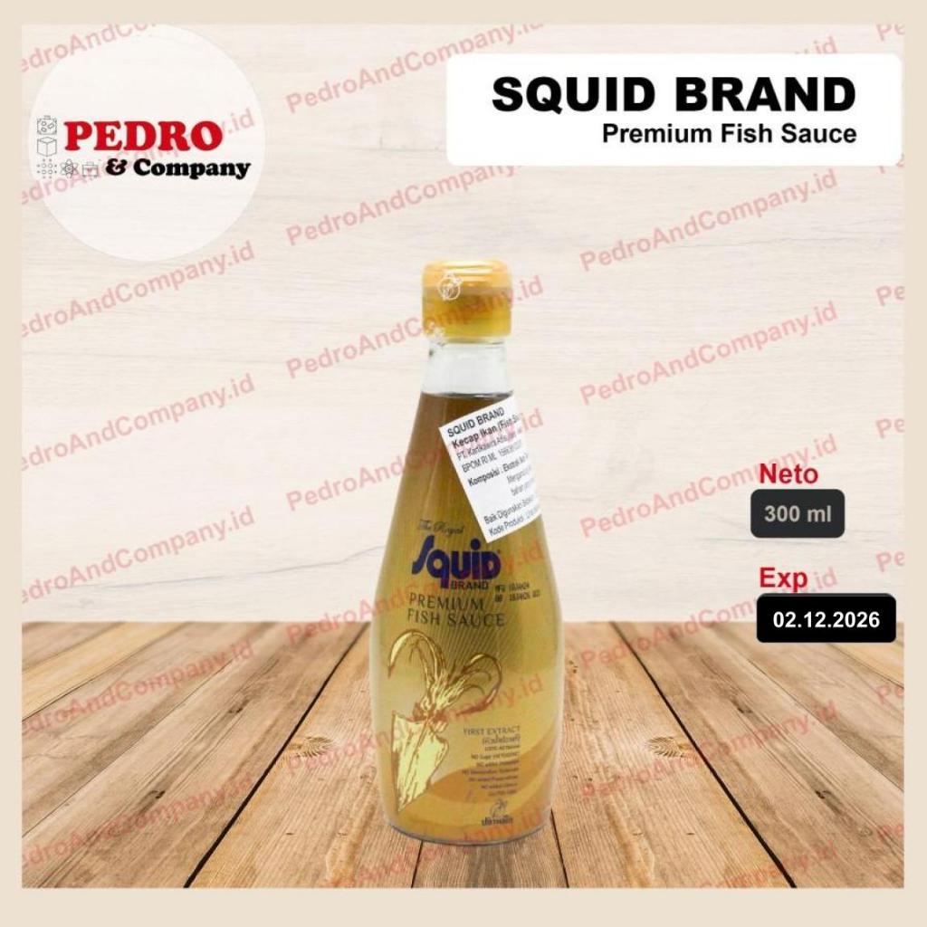 

Squid brand premium fish sauce 300 ml - kecap ikan premium
