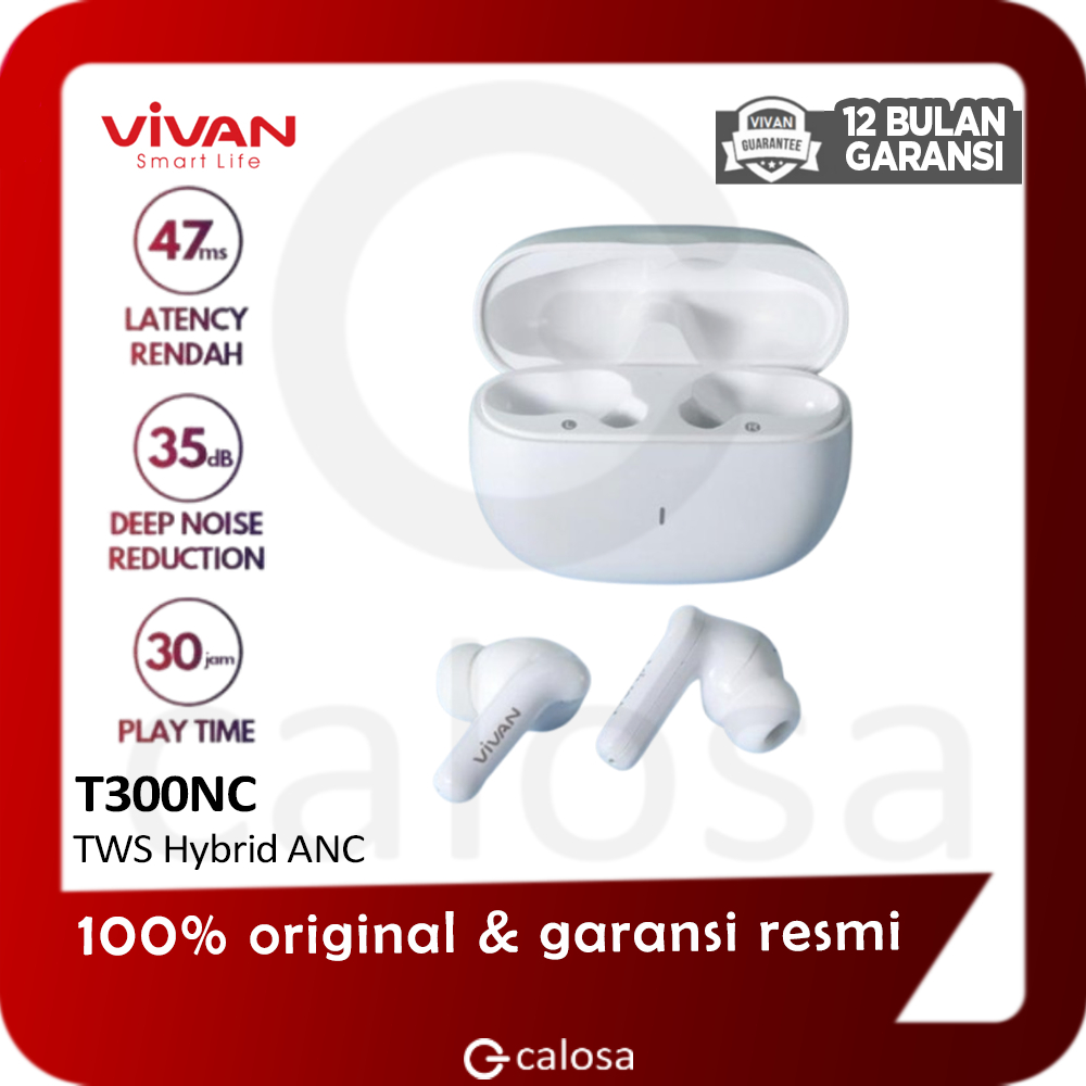 Vivan Liberty T300NC Hybrid ANC Noise Cancelling TWS T300 NC Bluetooth