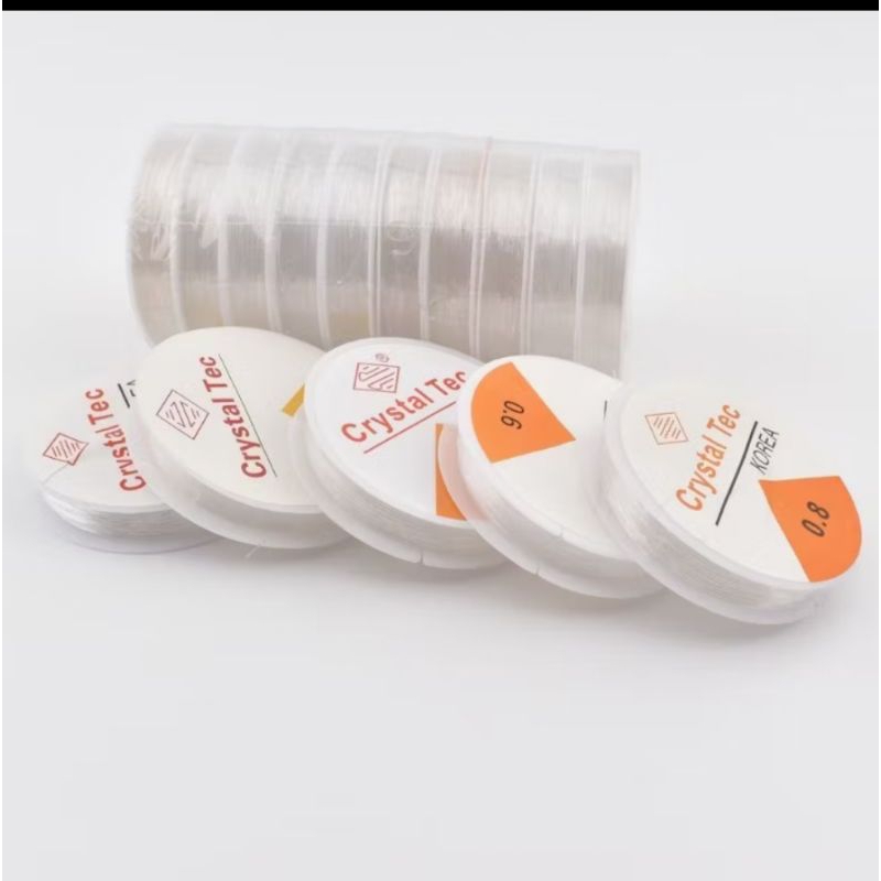 Senar Elastis Buat Gelang / Benang Karet / Senar Crystal Tec / Senar Karet Gelang / Benang Melar / S