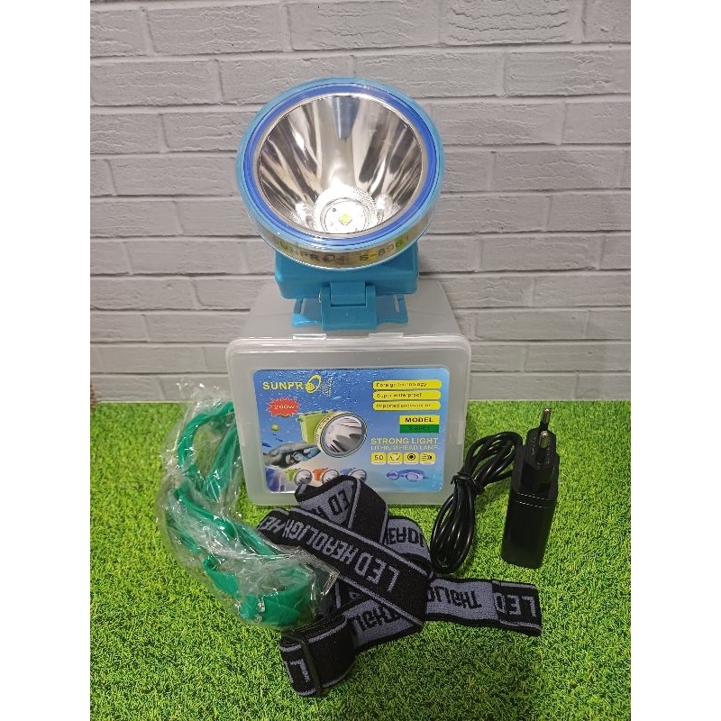 Senter Kepala sunpro S-8961 senter kepala tahan lama cahaya super terang sunpro 8961