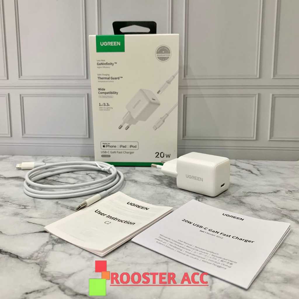 CHARGER UGREEN IPHONE SERIES GAN 20W