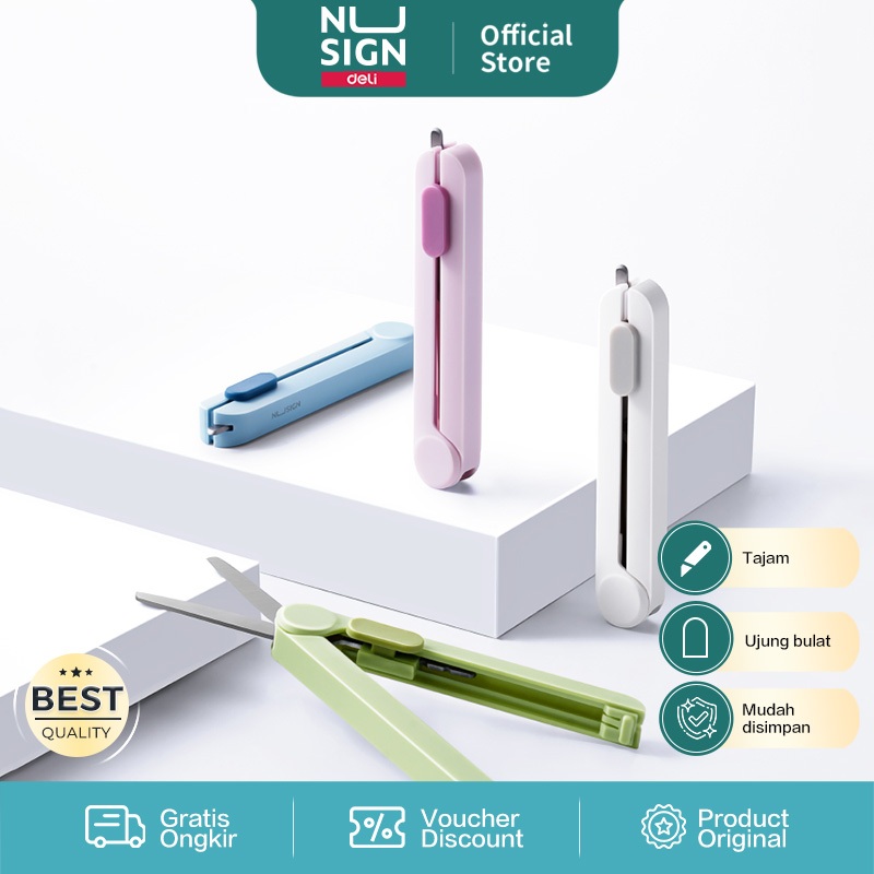 

Nusign Gunting Lipat Multifungsi Warna Pastel NS057