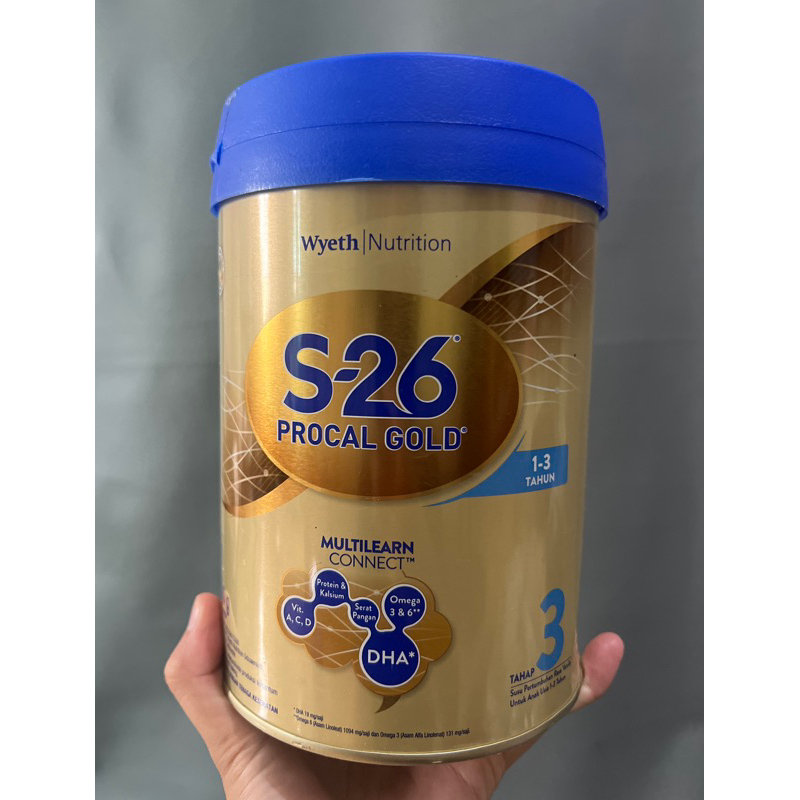 

S-26 Procal GOLD Tahap 3 900gr 900 gr Vanila Susu Pertumbuhan Anak Usia 1-3 Tahun, Kaleng