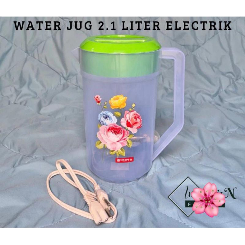 Teko LISTRIK PLASTIK LION STAR 2,1L/MUG LISTRIK 2,1 L SNI (listrik)