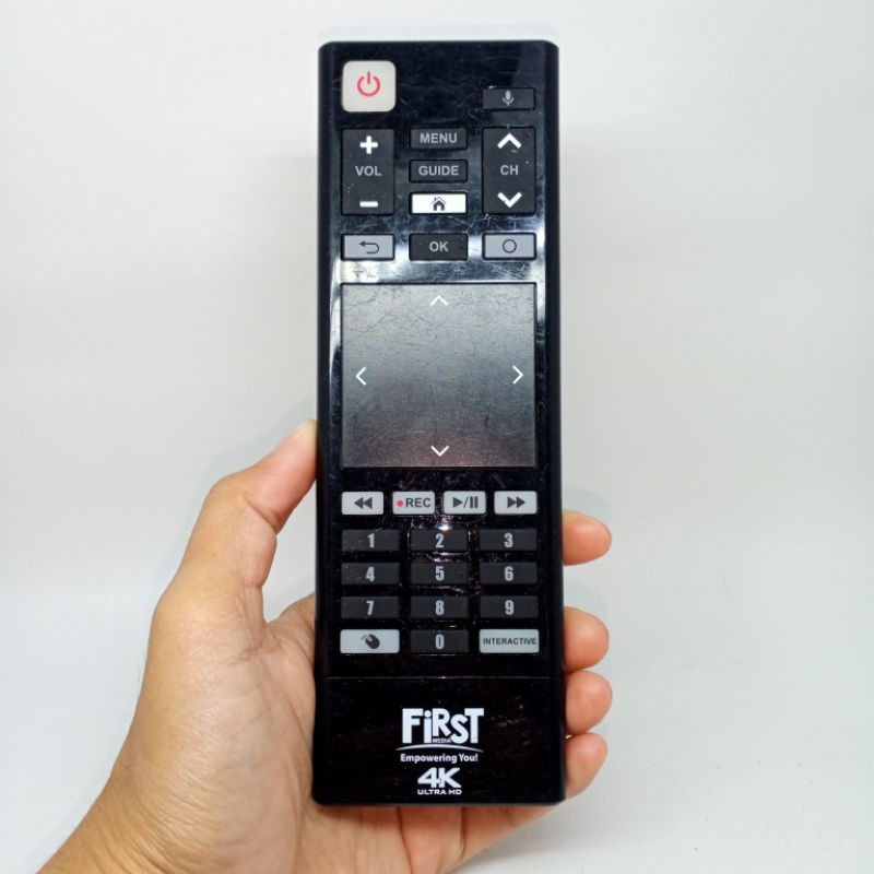 Remote TV Receiver Original Bergaransi First Media 4K Ultra HD