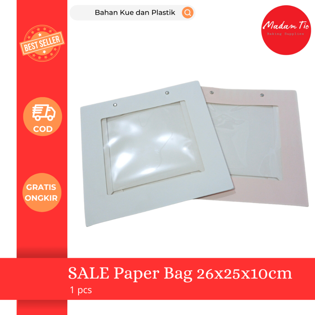 

SALE Paper Bag 26x25x10cm 1pcs