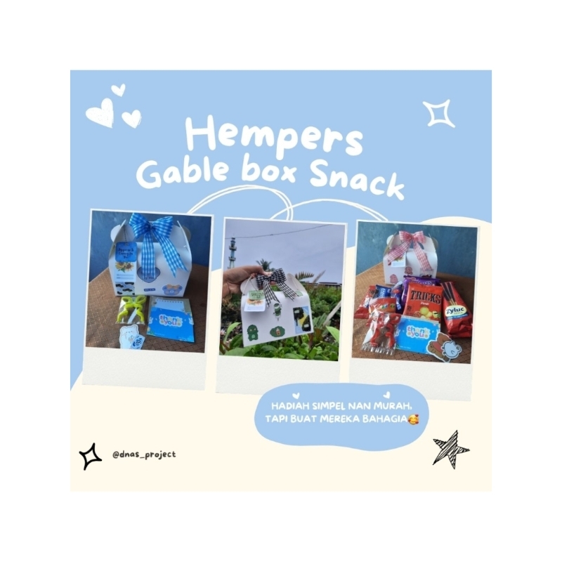 

Hampers Gable box snack Dnas_project | Hadiah | Gift | untuk orang tersayang