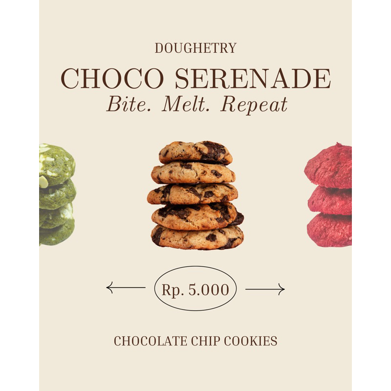 

Choco Serenade - Cookies Choco Chip Premium, Renyah & Lumer