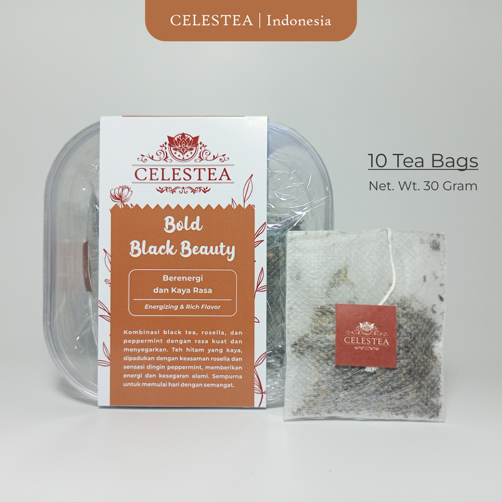 

Celestea Bold Black Beauty 10 Tea Bags 30 Gram