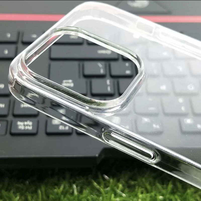 Iphone 14 - Clear Hardcase Casing Cover Transparan Bahan Mika Transparant kaku.