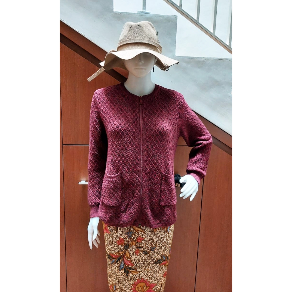 COME ORIGINAL. JAKET RAJUT WANITA WITH TAG