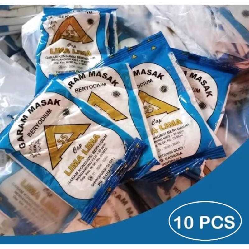 

[KT BKS] [10 PCS] GARAM MASAK BERYODIUM 10X100GR DAPUR MASAK YODIUM 100GR X 10PCS